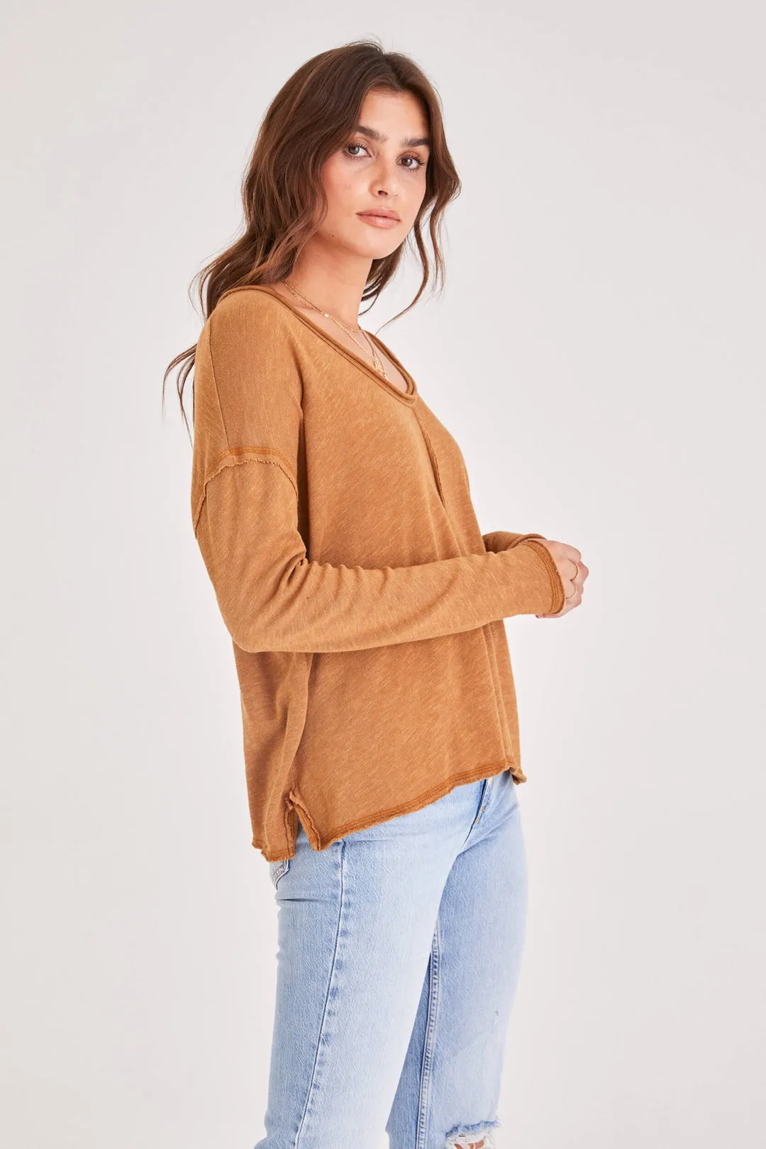 Get Up & Go Long Sleeve - Cinnamon