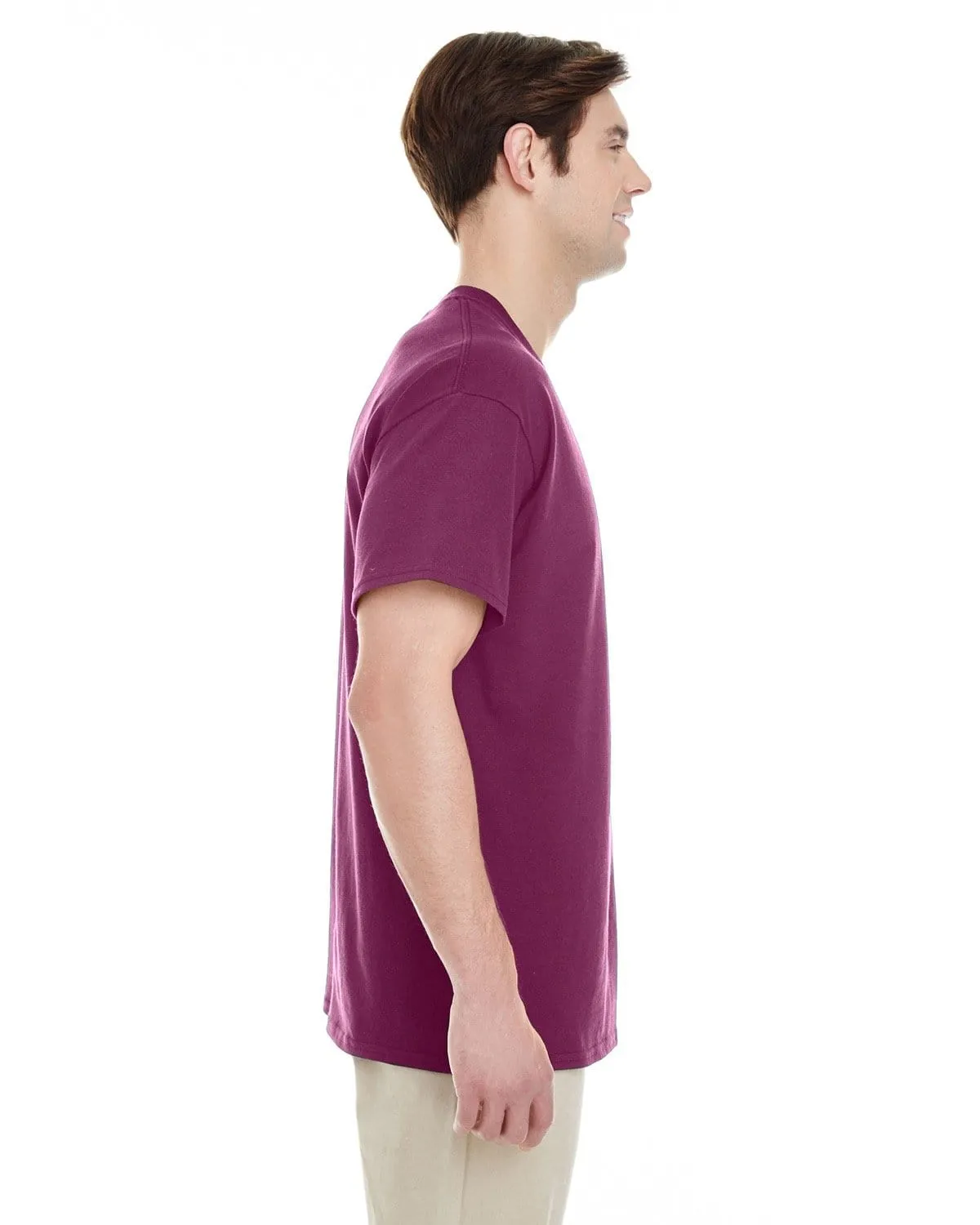 Gildan Pocket T-Shirt | Maroon