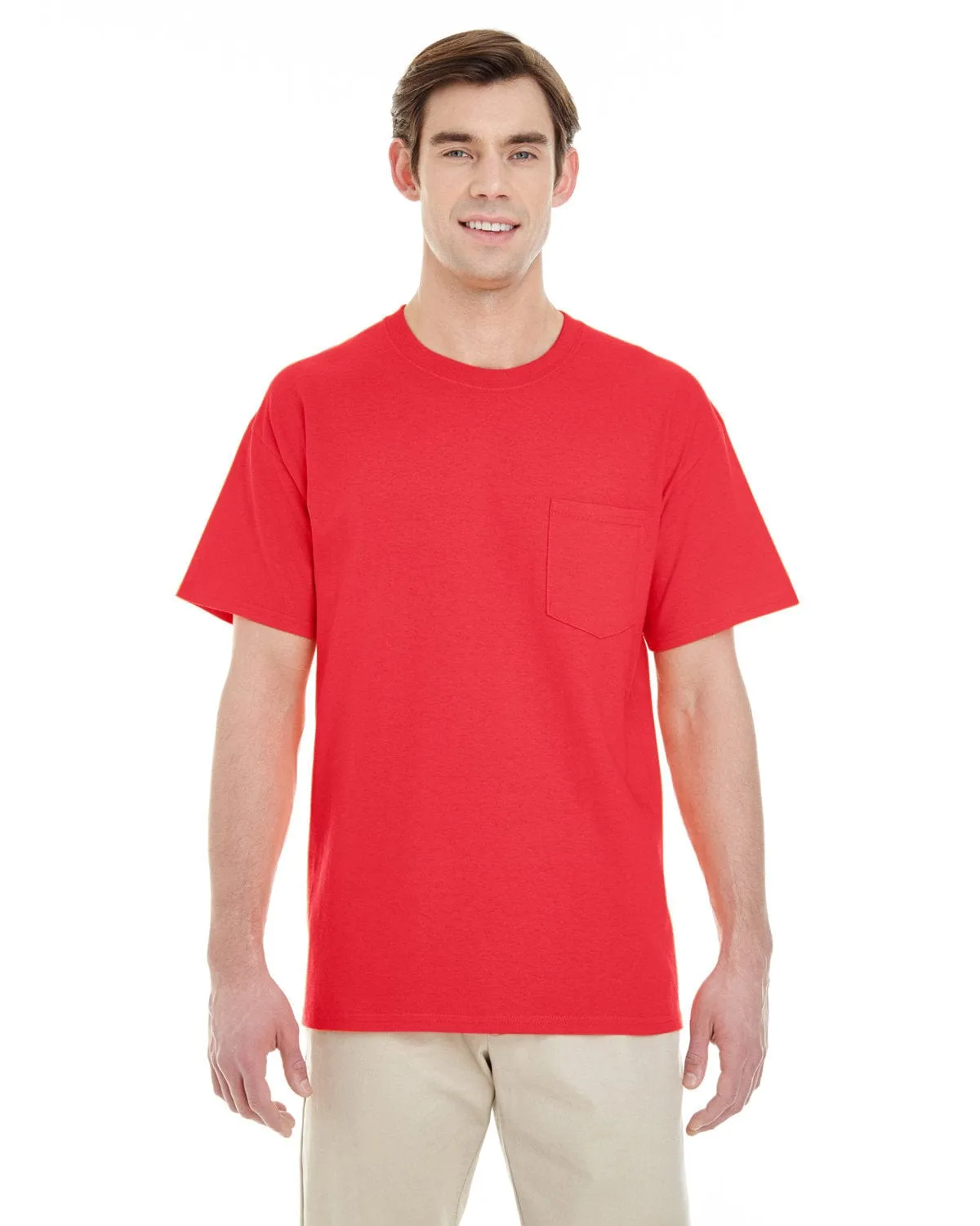 Gildan Pocket T-Shirt | Red