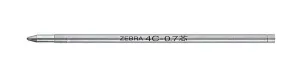 Golyóstoll betét ZEBRA 4C (0,24mm) piros  (toll: Pocket sharbo, mini SL-F1)