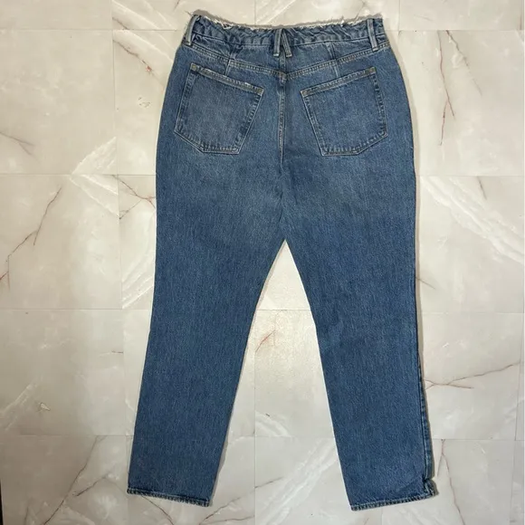Good American Wow Boyfriend Denim Jeans Size 14 / 32