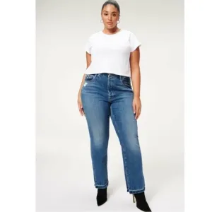 Good American Wow Boyfriend Denim Jeans Size 14 / 32