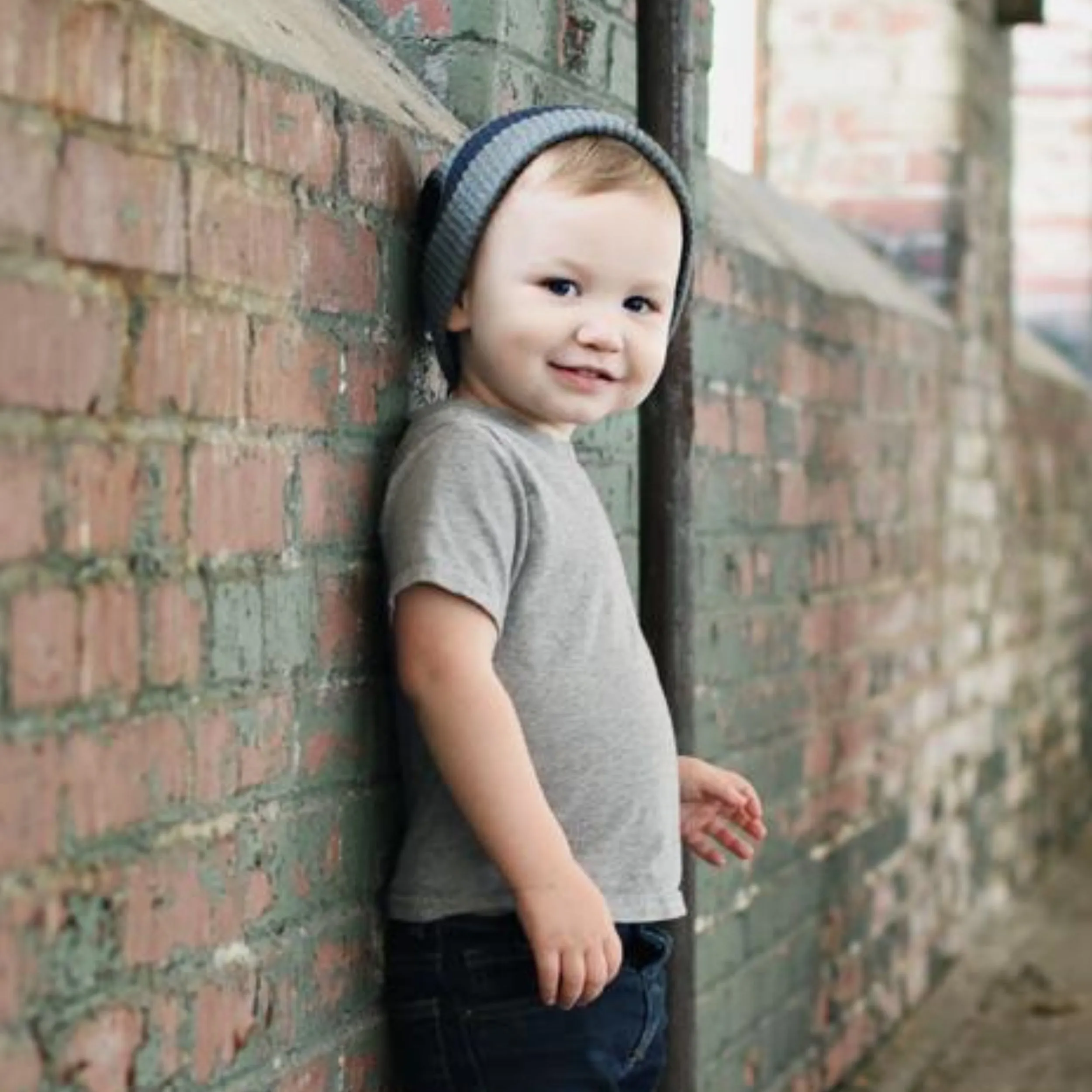 Grey Stripes Beanie