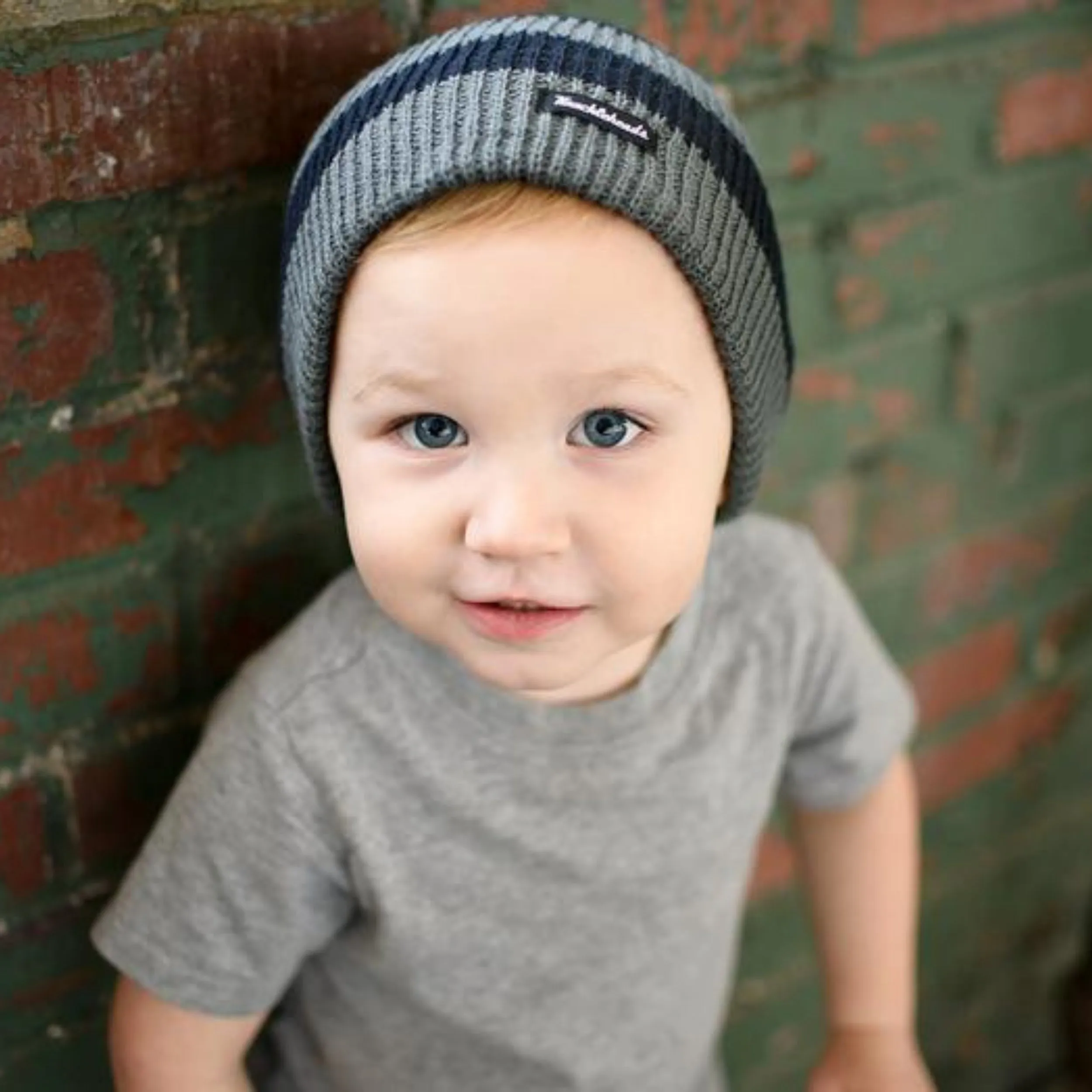 Grey Stripes Beanie