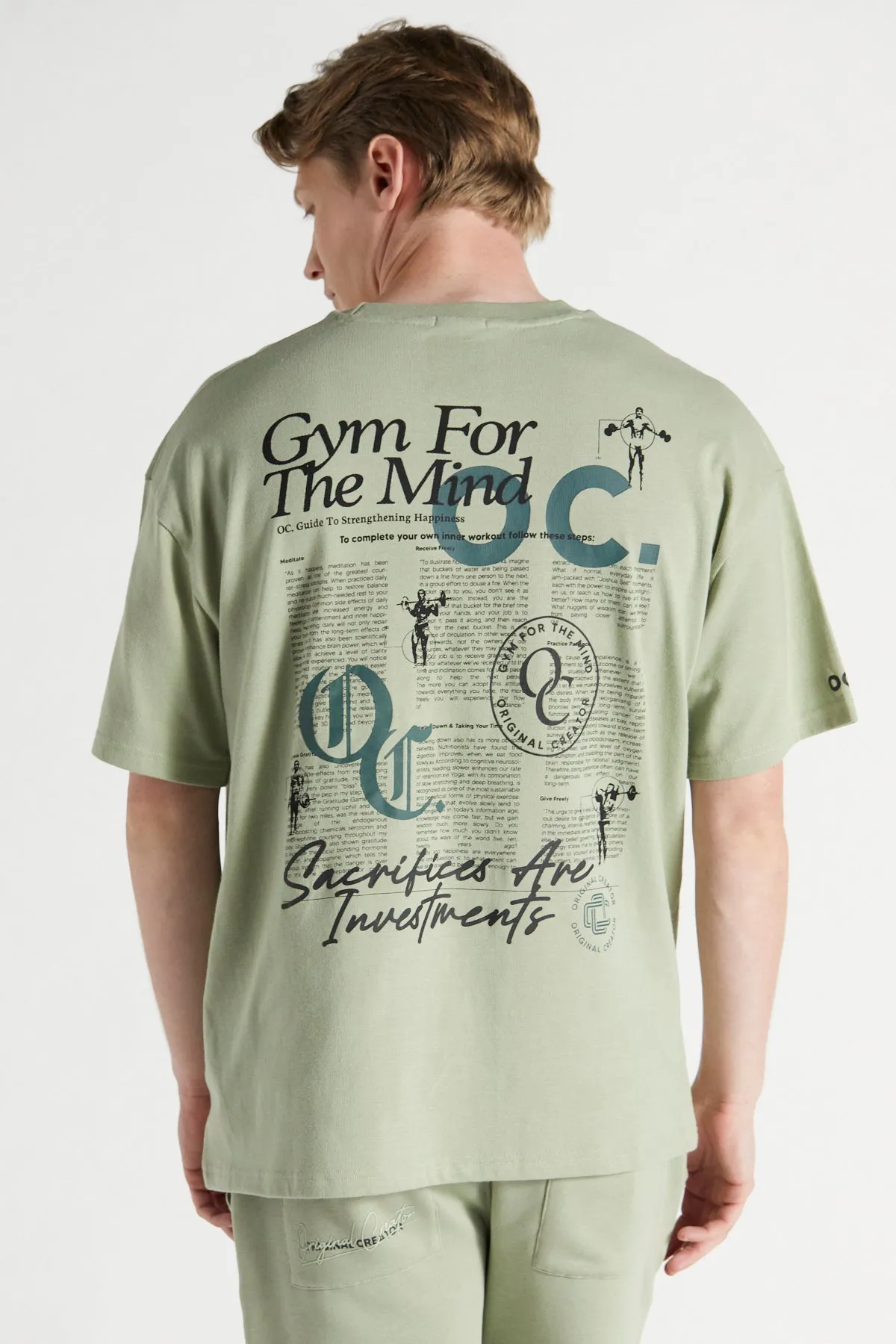 GYM T-shirt - Laurel Green