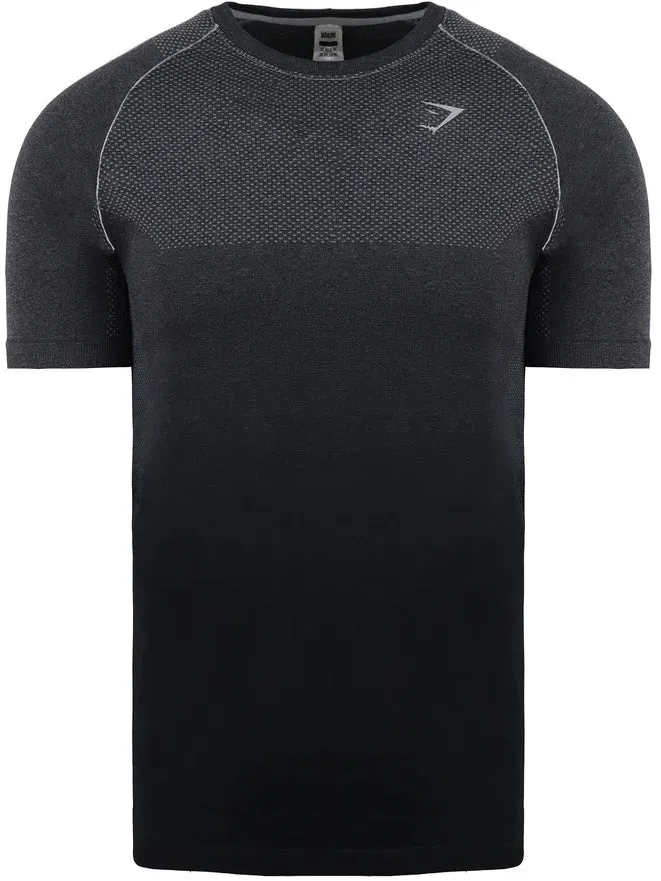 Gymshark Vital Ombre Short Sleeve Mens Training Top - Grey