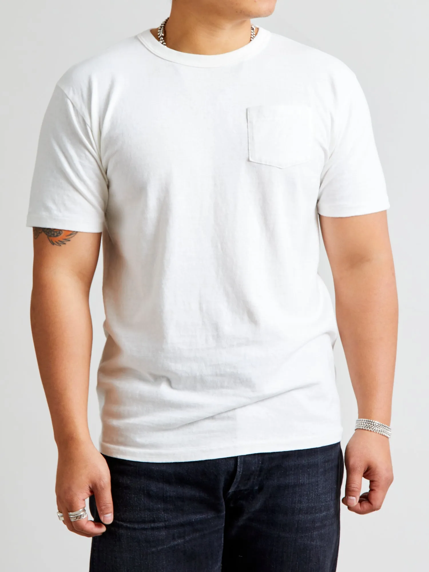 Hanalei Short Sleeve T-Shirt in Off White
