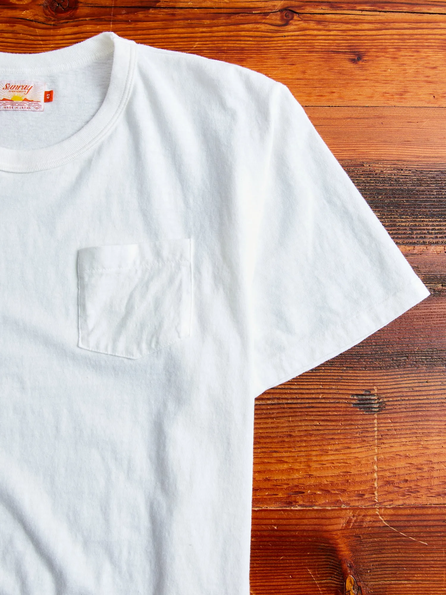 Hanalei Short Sleeve T-Shirt in Off White