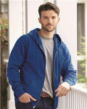Hanes Men's EcoSmart® Full-Zip Hoodie Sweatshirt - P180