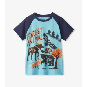 Hatley Stillwater Forest Animals Raglan Tee