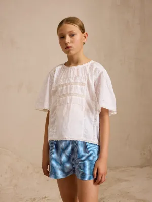HEKOO51 P1687 BLOUSES - 10 WHITE