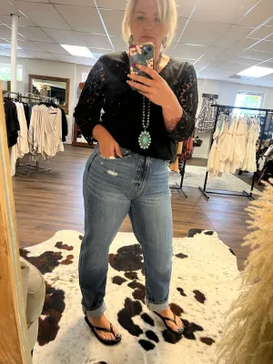High Rise Mom Jeans