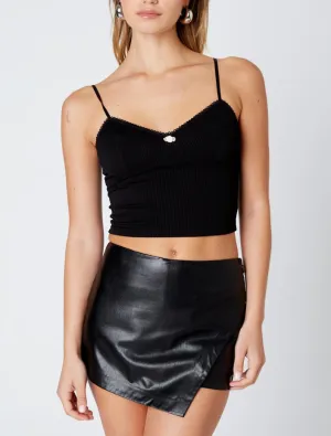 High Waisted Wrap Skort