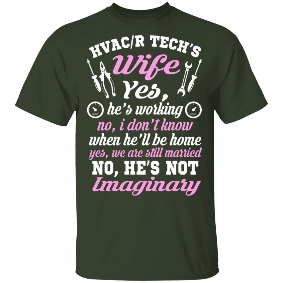 HVAC/R Tech Wife T-shirts & Hoodie