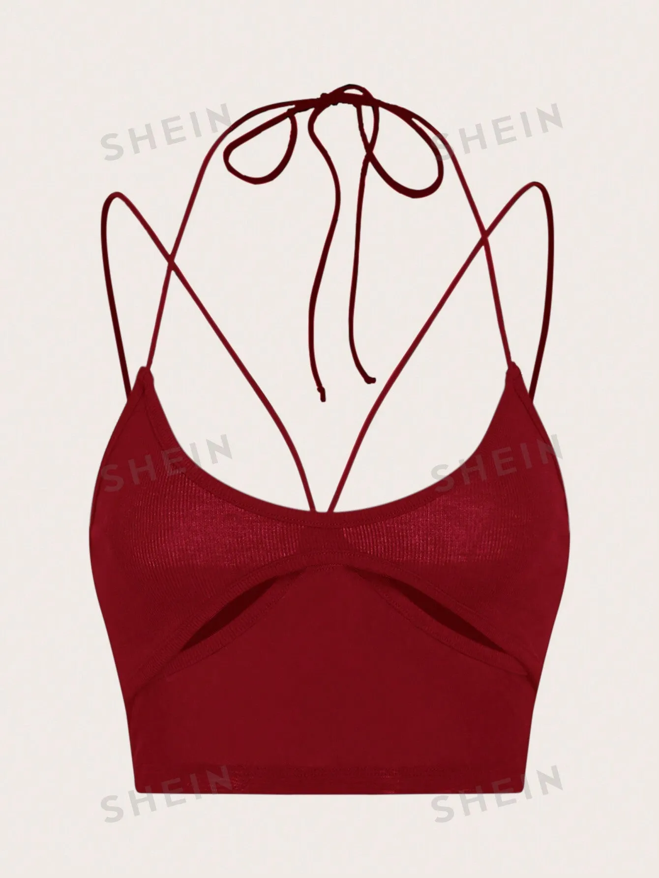 ICON Women Simple Mesh Contrast Tank Top
