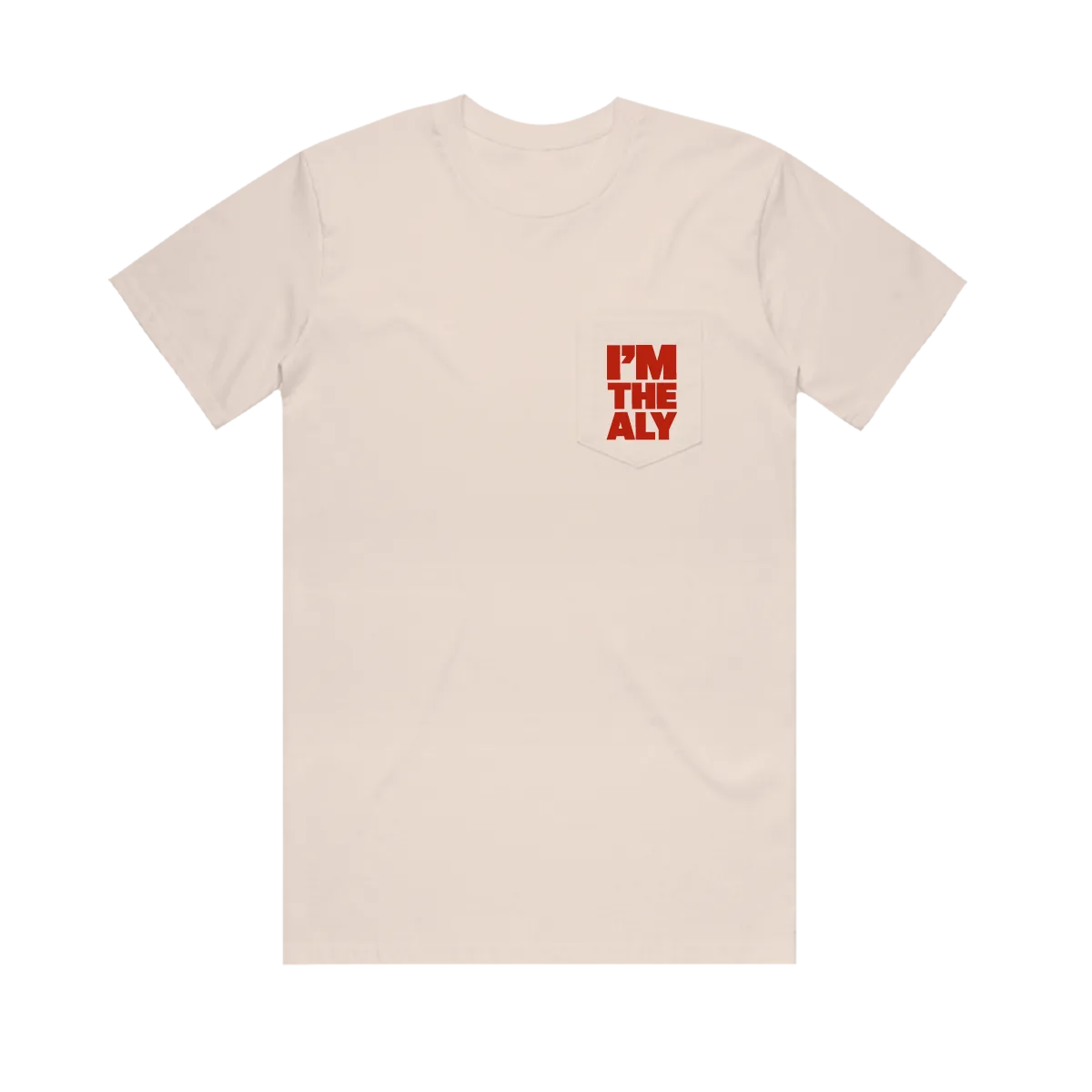 I'm The Aly Ivory Pocket Tee