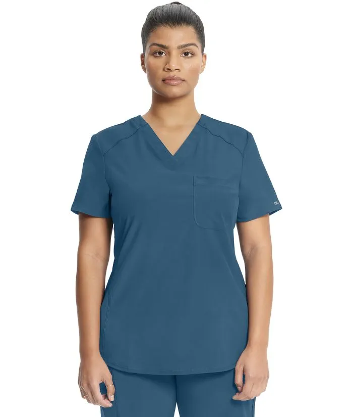 Infinity Women's V-Neck Raglan Solid Scrub Top