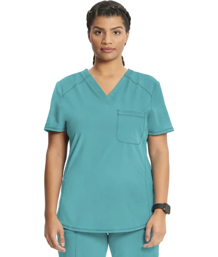 Infinity Women's V-Neck Raglan Solid Scrub Top