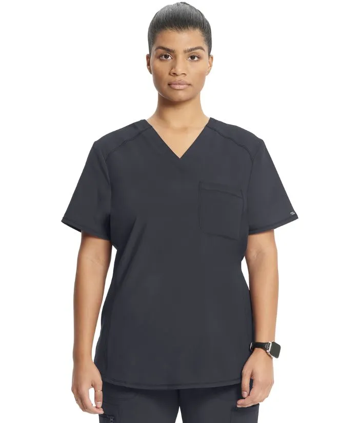 Infinity Women's V-Neck Raglan Solid Scrub Top