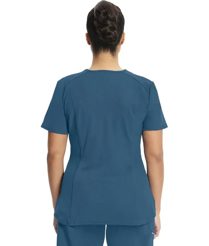 Infinity Women's V-Neck Raglan Solid Scrub Top
