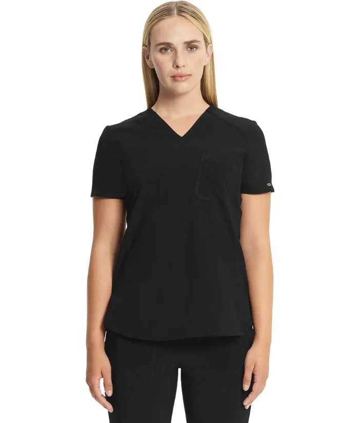 Infinity Women's V-Neck Raglan Solid Scrub Top