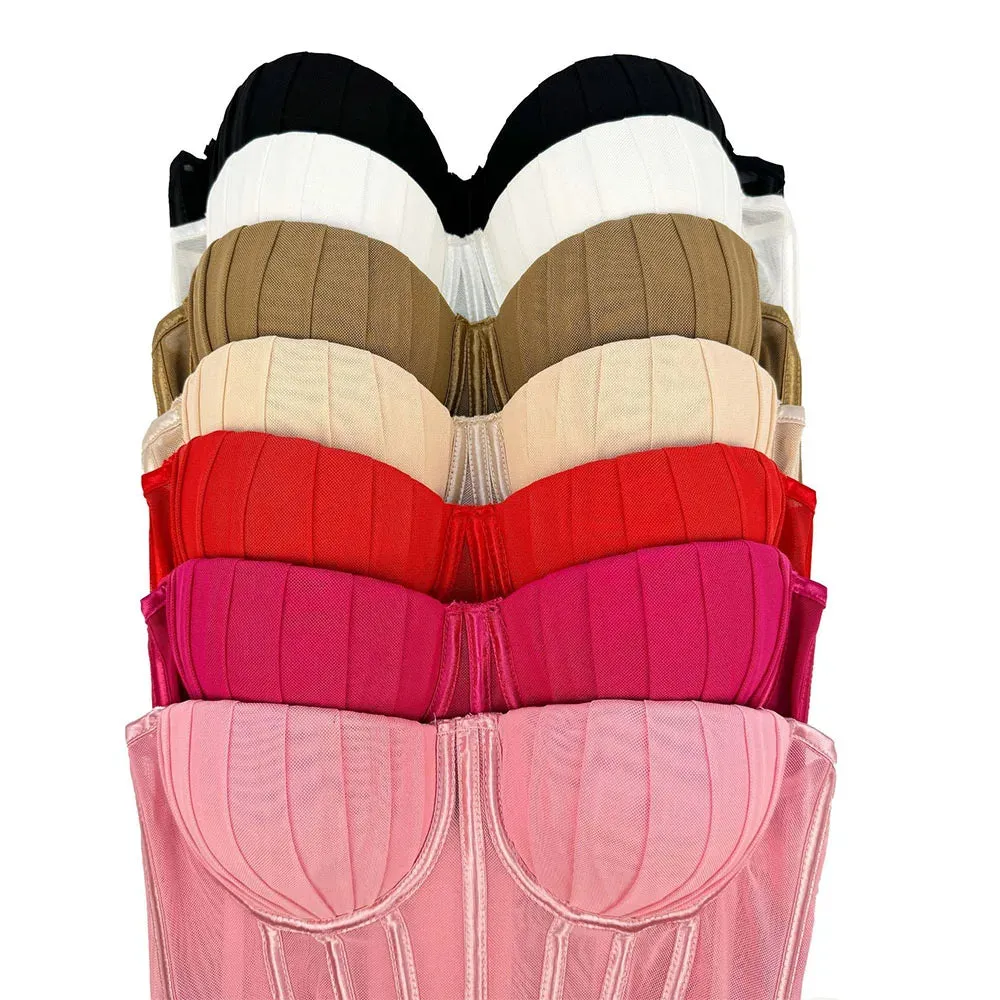 IRENE TINNIE Women's Mesh Transparent Corset - Sexy Fashion Tops 2025