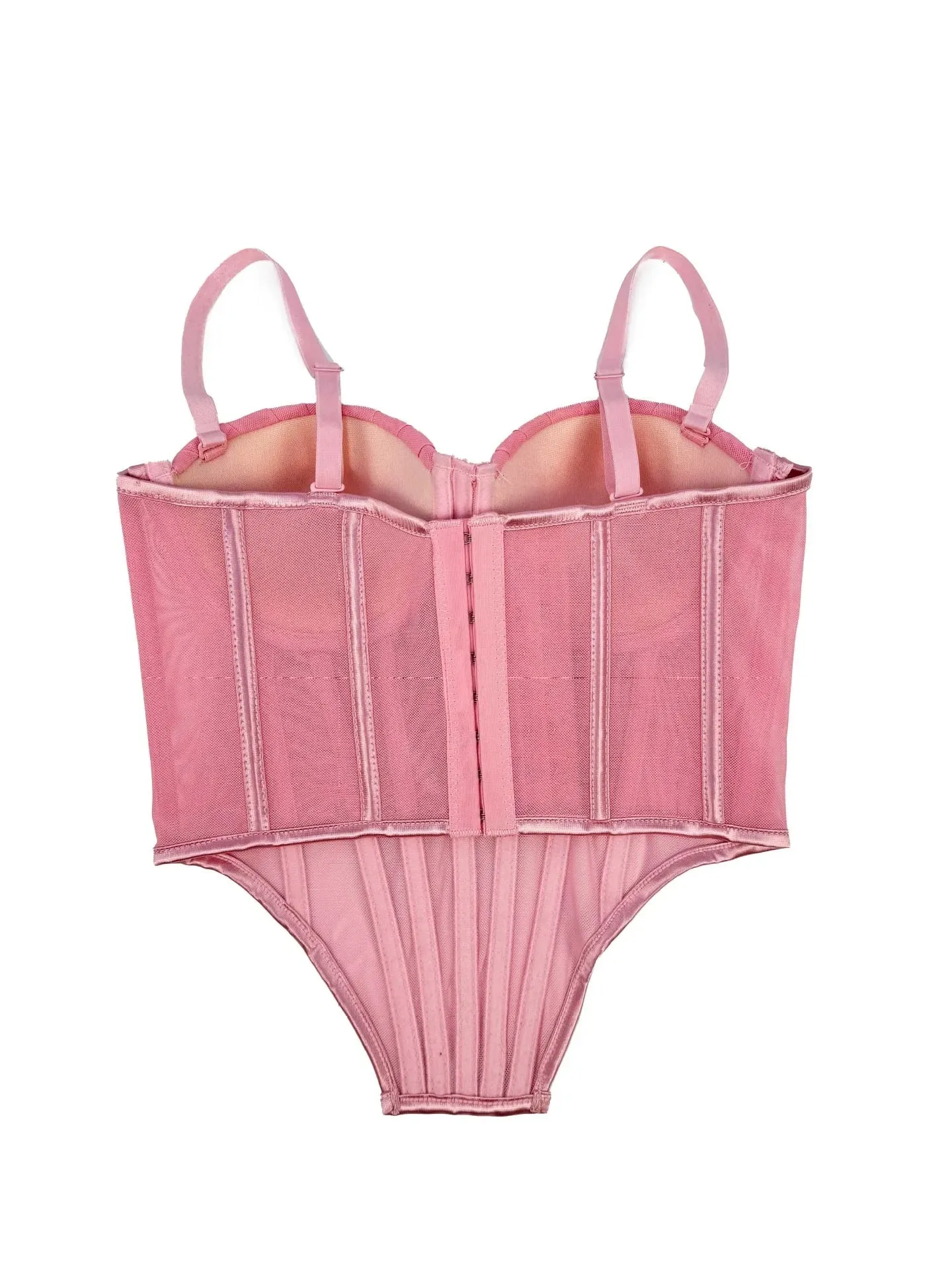 IRENE TINNIE Women's Mesh Transparent Corset - Sexy Fashion Tops 2025