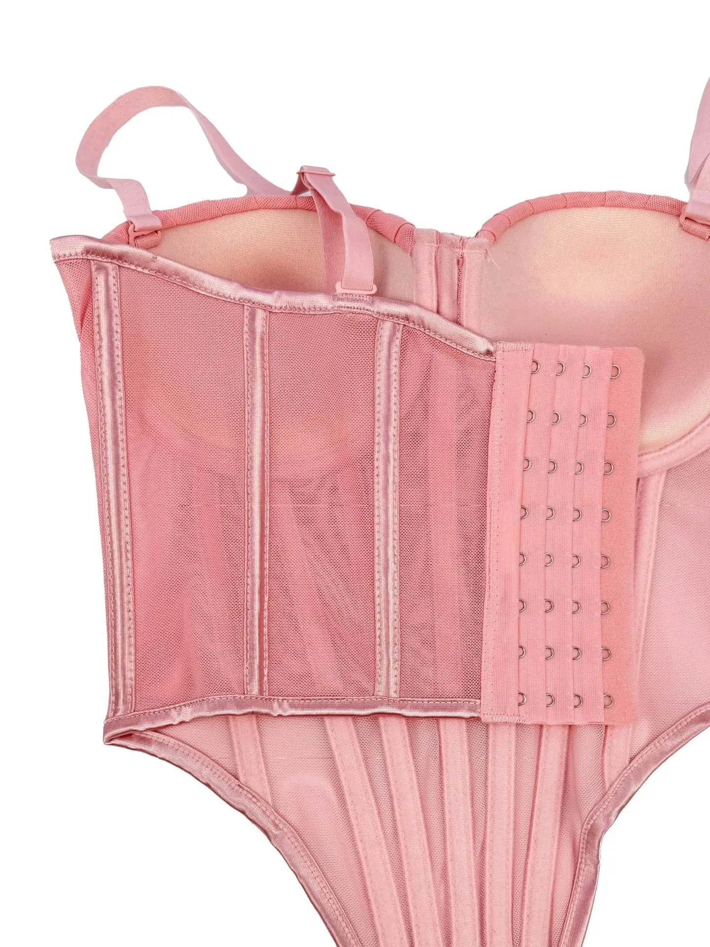 IRENE TINNIE Women's Mesh Transparent Corset - Sexy Fashion Tops 2025