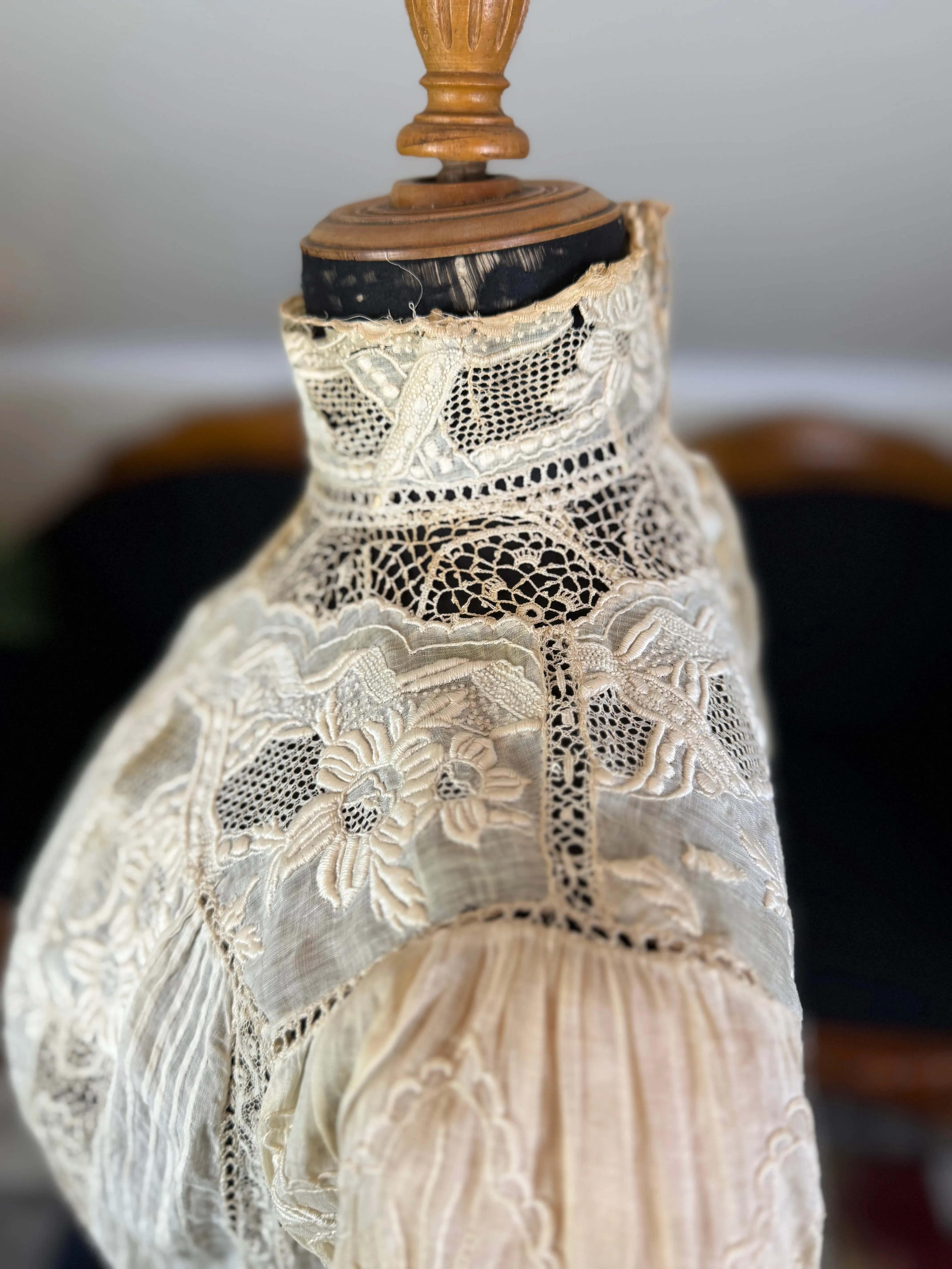 Irish Lace and Whitework Blouse, ca. 1909