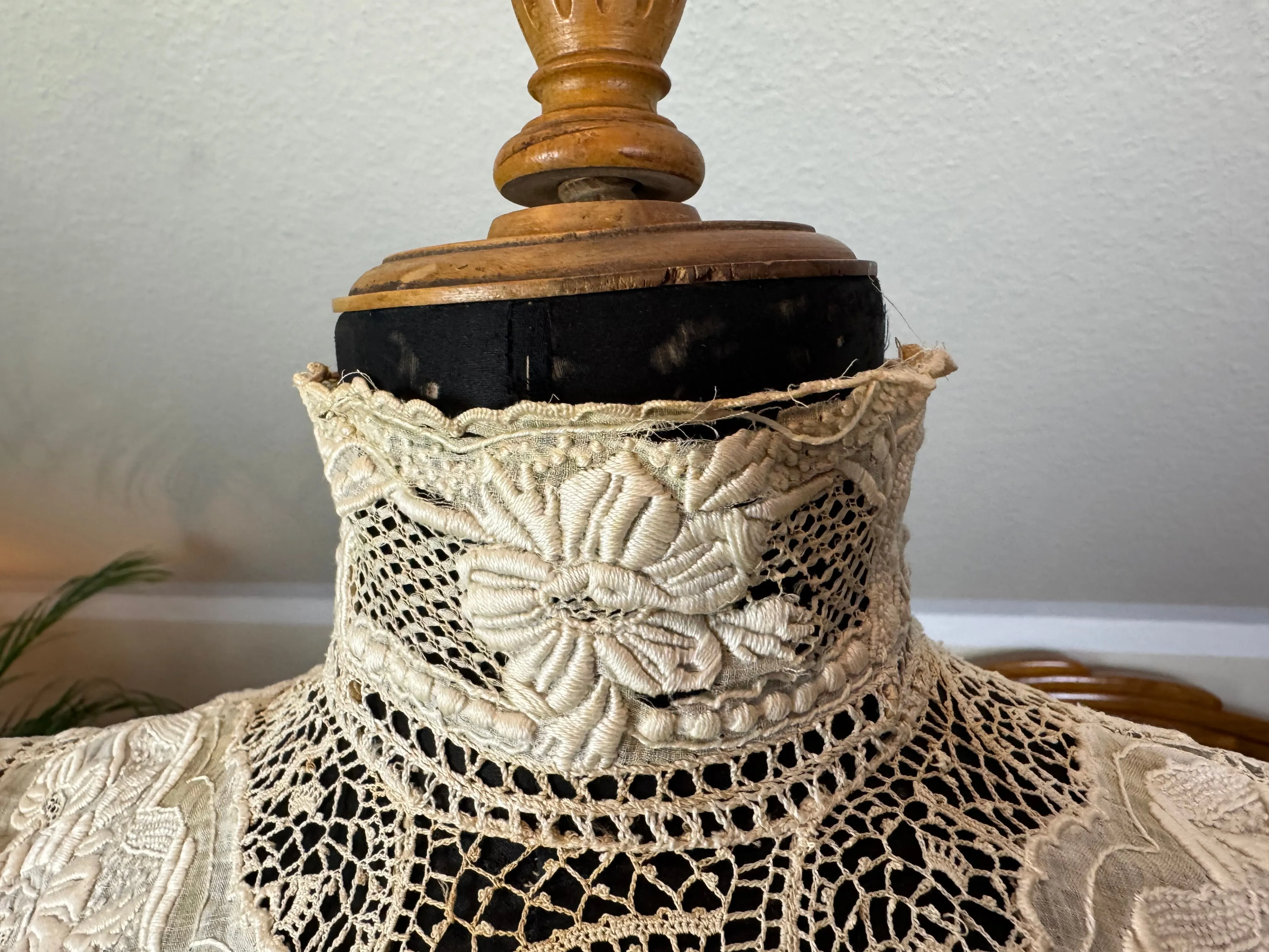Irish Lace and Whitework Blouse, ca. 1909