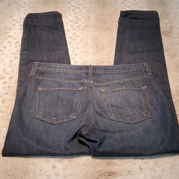 J BRAND Aidan Boyfriend Fit Mid Rise Blue Jeans Ringer Size 25 Waist 30 Inches