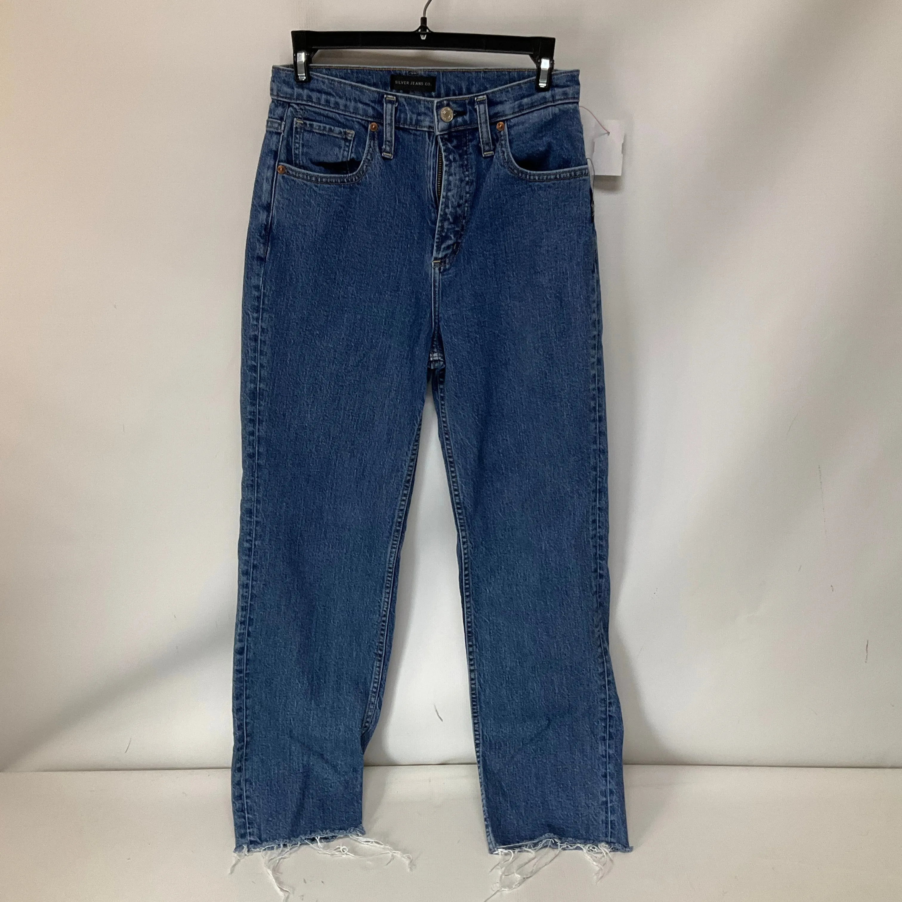 Jeans Boyfriend By Silver In Blue Denim, Size: 2