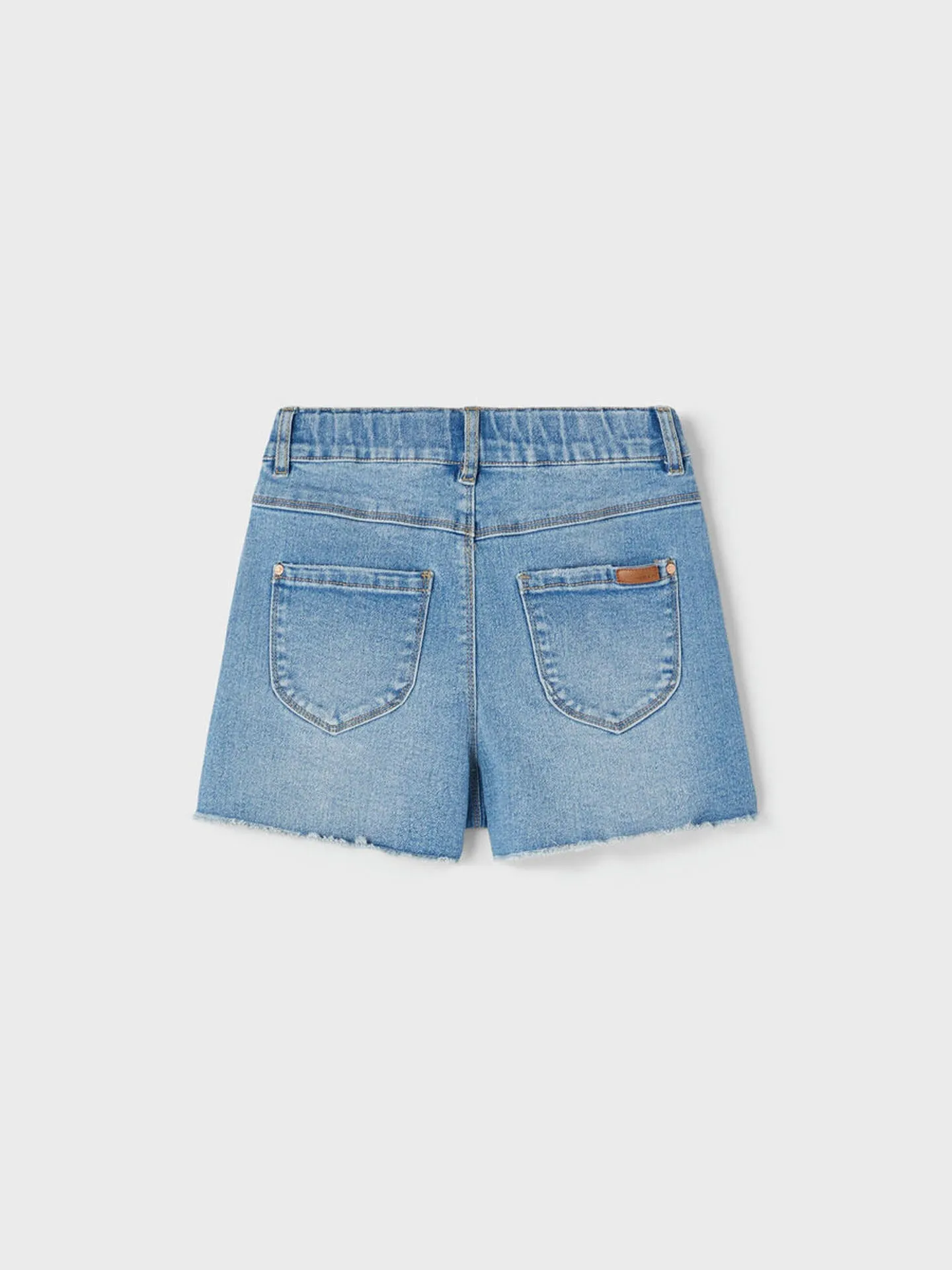 JEANS ROSE HW MOM CORTO