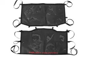Jeep Gladiator JT Rough Country Mesh Bikini Top Plus - Black