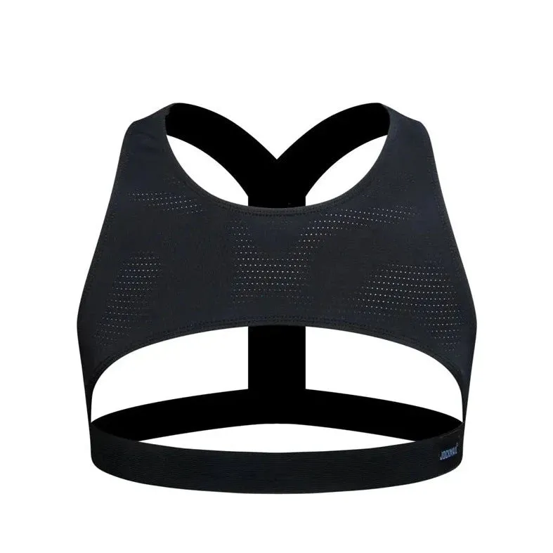 JOCKMAIL Men's Mesh Harness Crop Tops