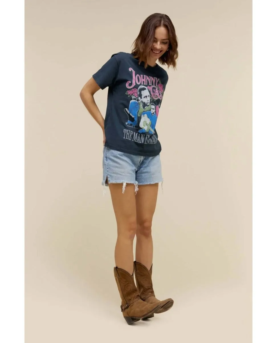 Johnny Cash Vintage Black Tee