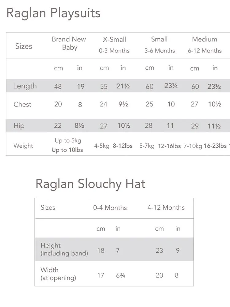 Juddlies - Organic Graphite Grey/Black Slouchy Baby Hats - Raglan Collection - Pack of 2