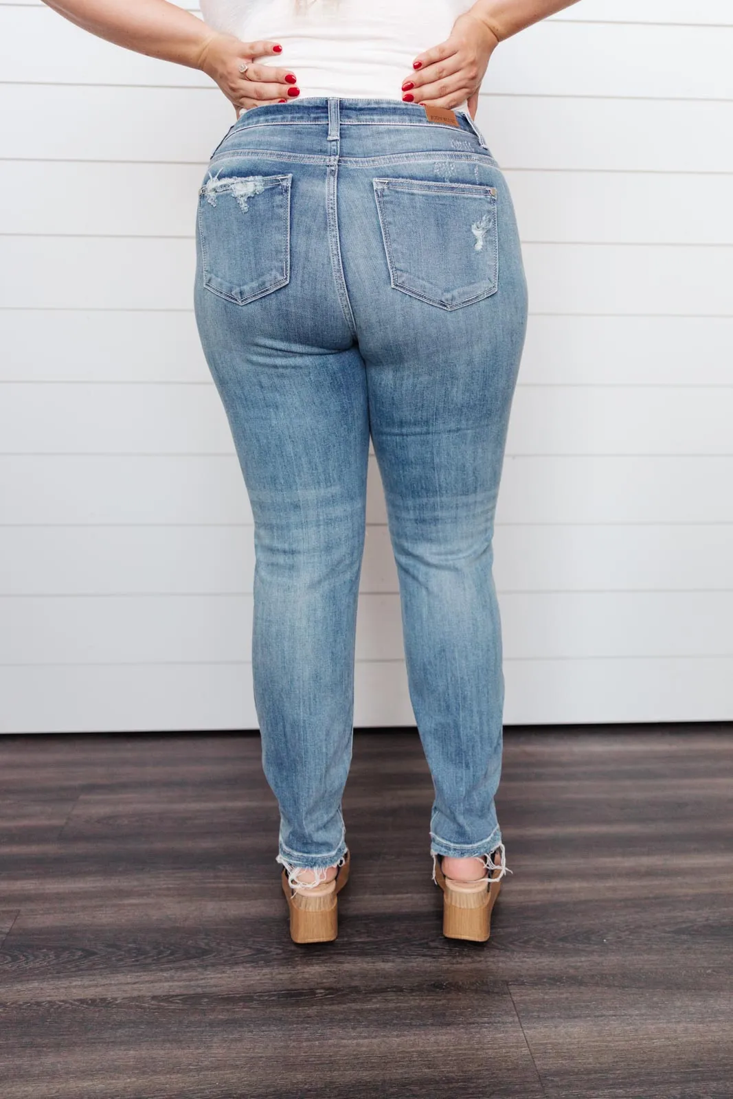 JUDY BLUE The Traveler Button Fly Denim