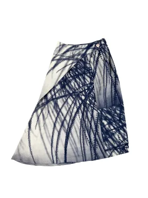 Jurgen Lehl Tree Branch Print Skirt