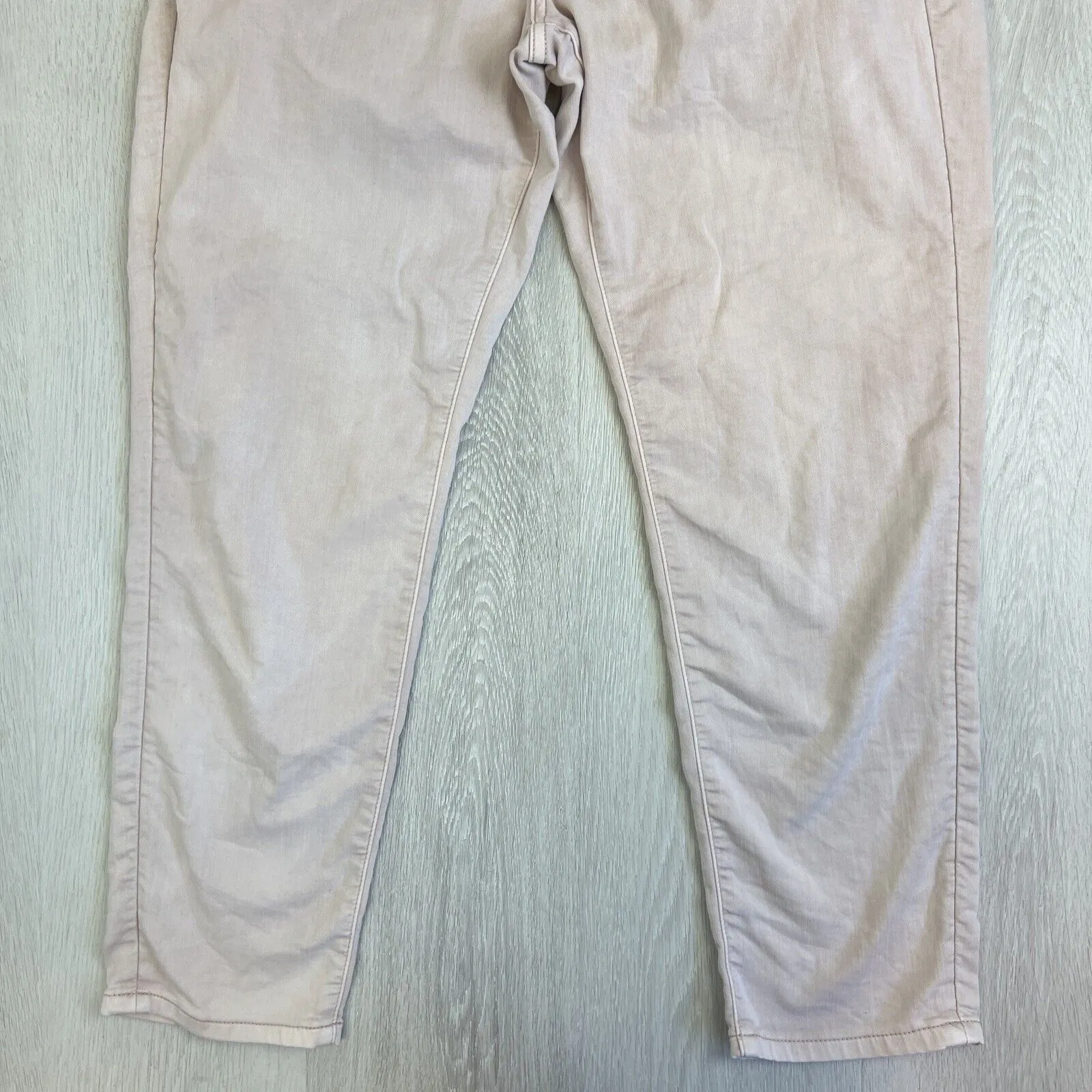 Just Jeans Womens Beige Amaze Knit Denim High Rise Boyfriend Jeans Size 10