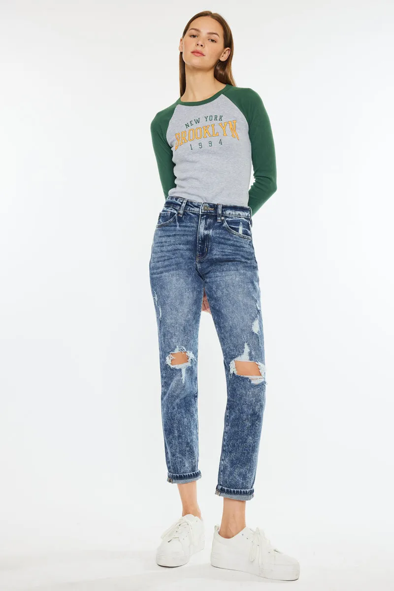 Kenzie Ultra High Rise Mom Jeans