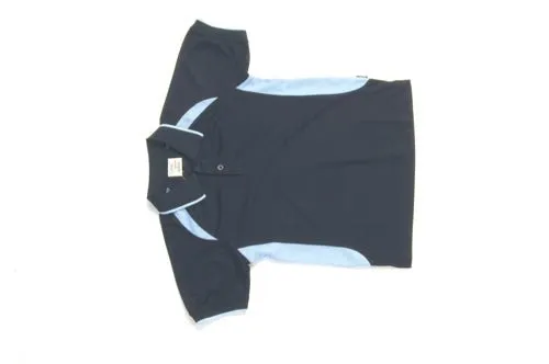 Kids Air Flow Contrast Raglan Mesh Polo