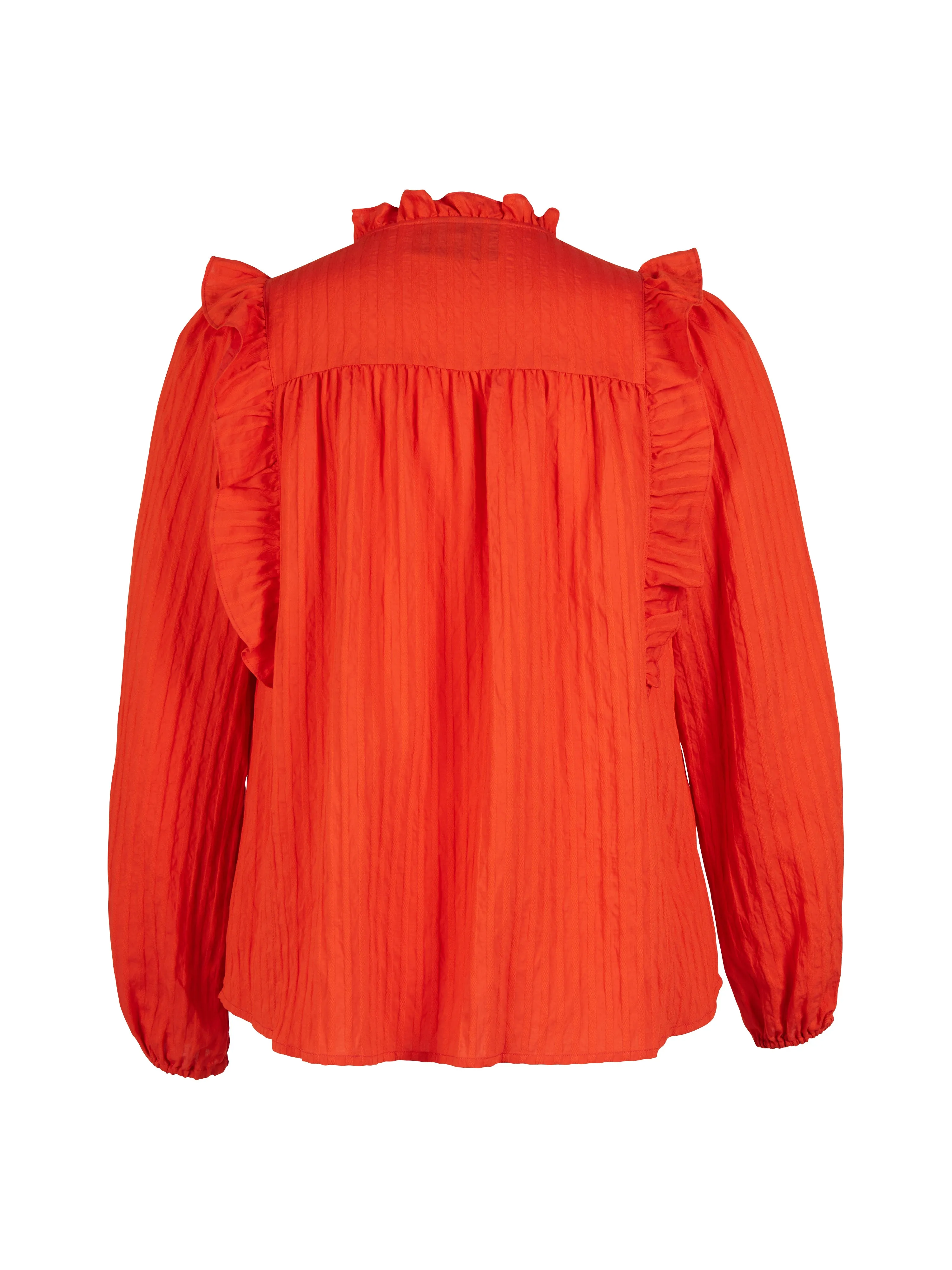 KIRA BLOUSE - Bright red