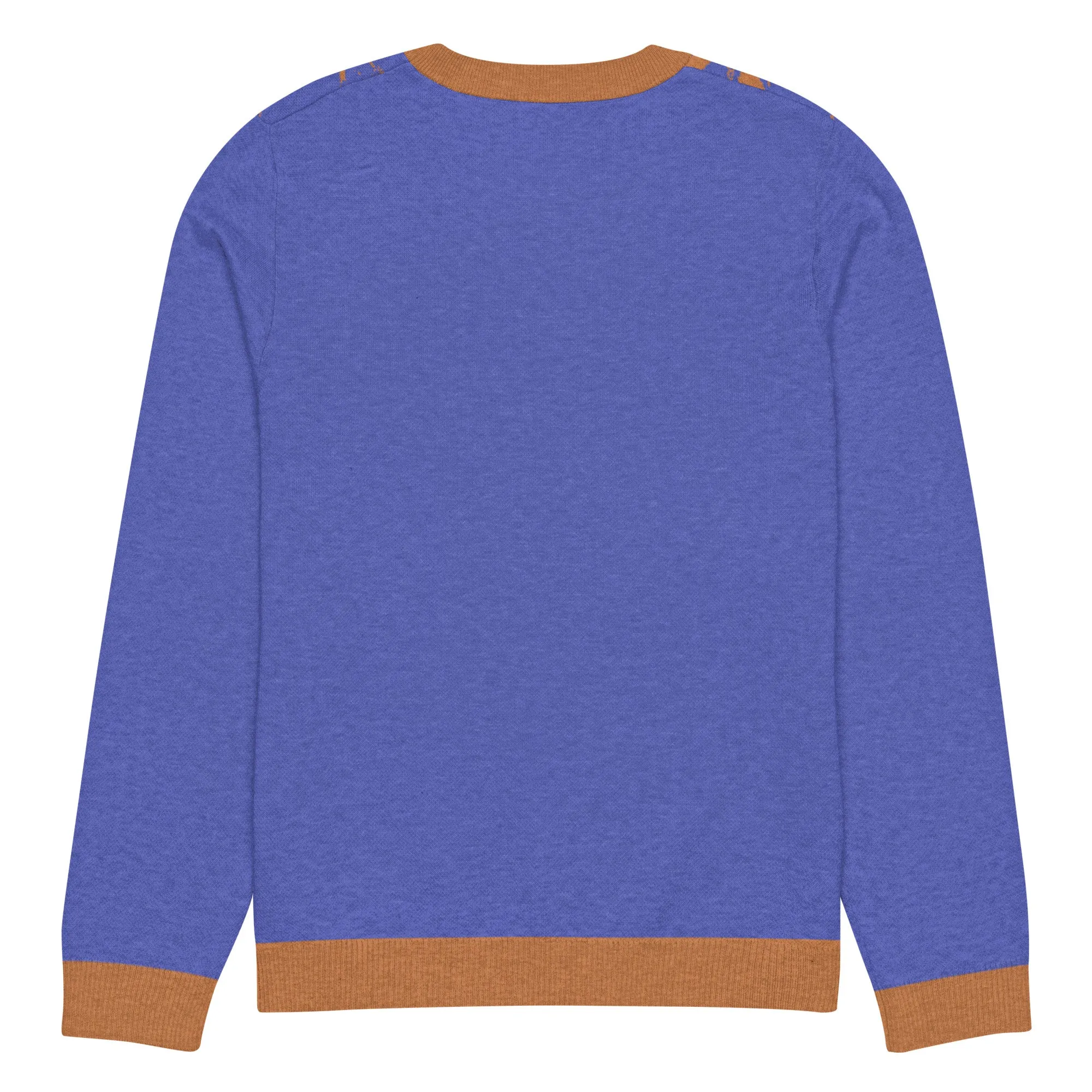 Knitted crew neck sweater XS to 3 XL