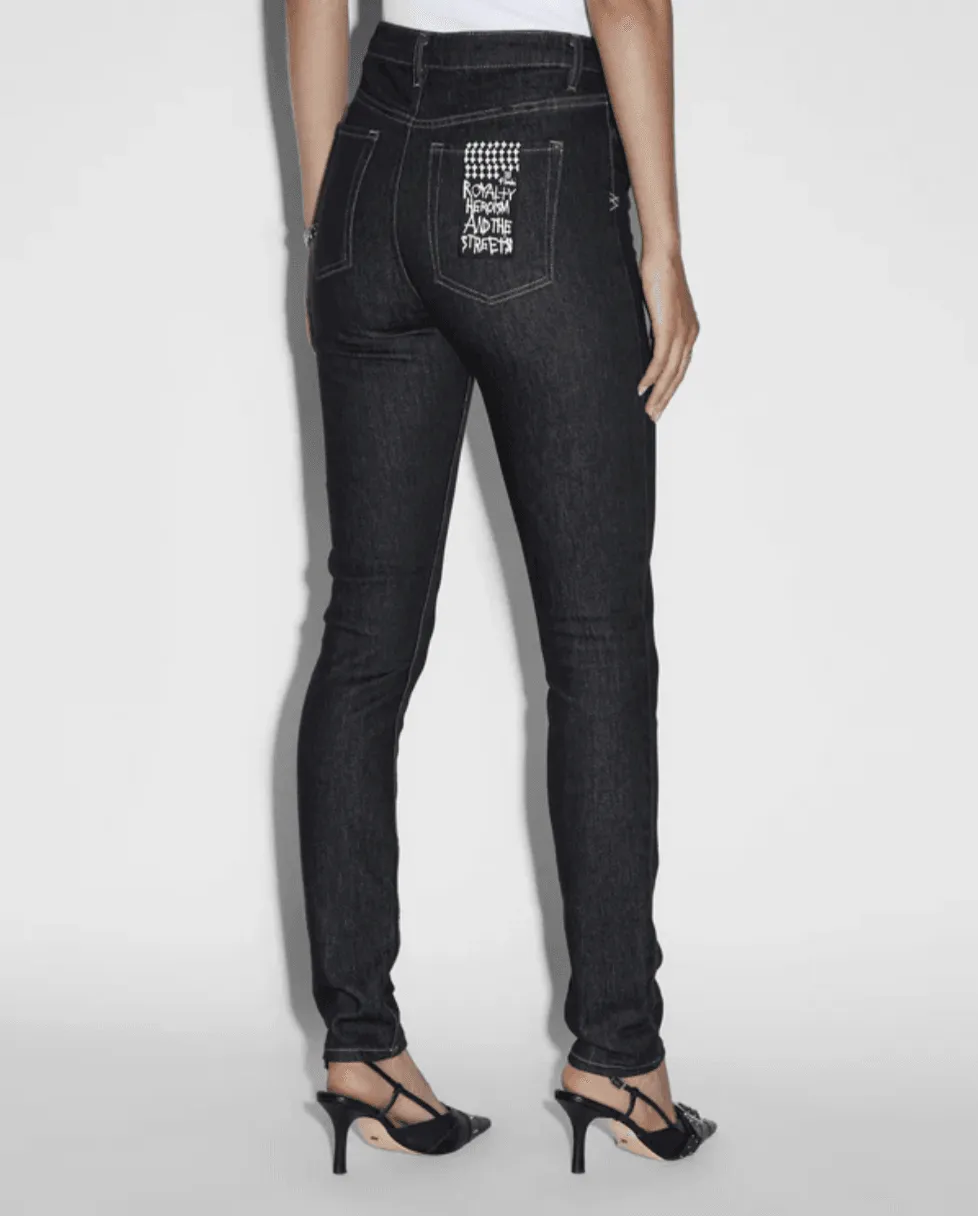 KSUBI Hi N Waisted Xtra Midnight Black Jeans