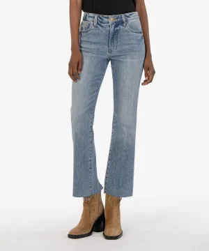 Kut from the Kloth Rachael High Rise Fab Ab Mom Jeans in Extravagant Wash