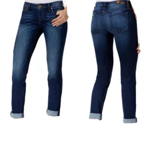 KUT from the Kloth Katy Boyfriend Jeans Dark Blue Mid Rise women’s Sz 2