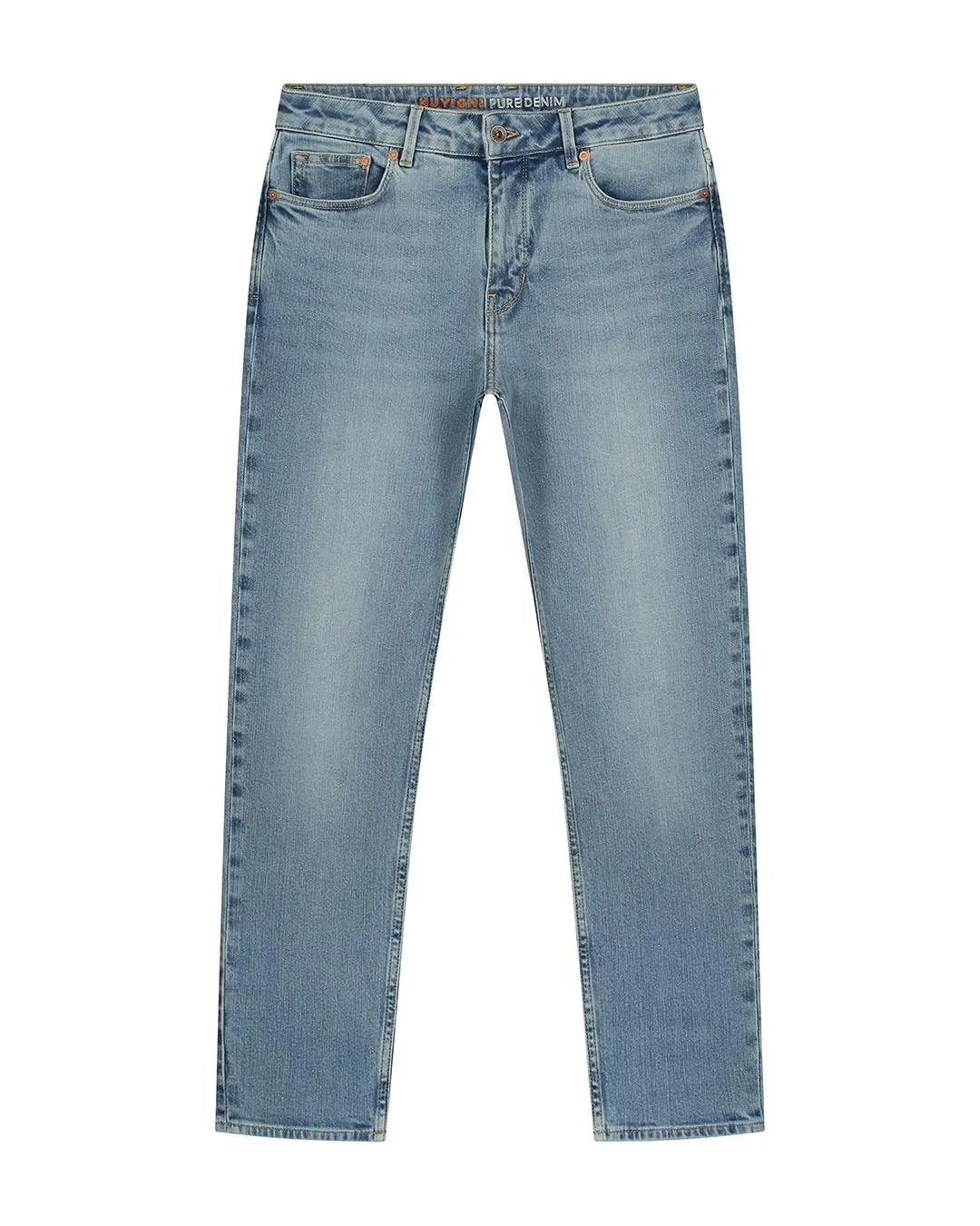 KUYICHI Jenna Boyfriend faded indigo