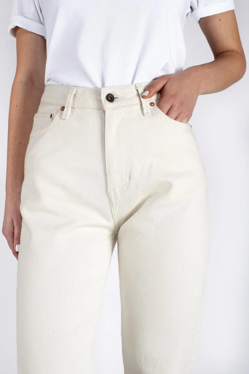 KUYICHI Nora loose tapered undyed