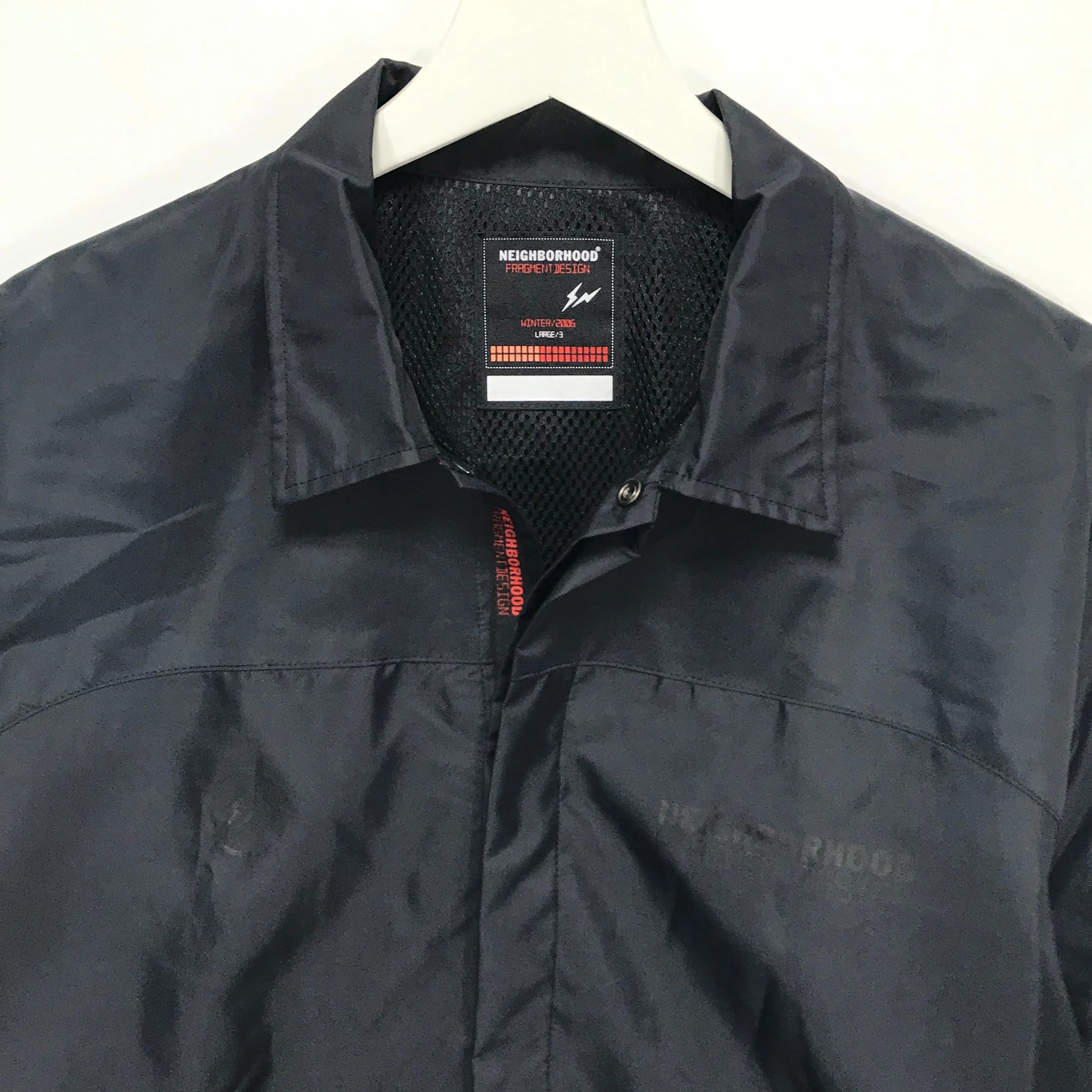 [L] Neighborhood x Fragment Design 06AW Coaches Jacket